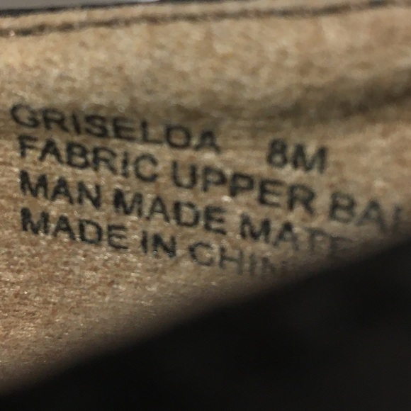 Rampage peep toe black satin high heels with animal print bow size 8 M - Picture 10 of 10